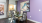 Dine in style with artistic flair in this vibrant, modern setting.